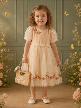 Blueberi Boulevard Girls 3T Butterfly Dress & Rachel Zoe Purse